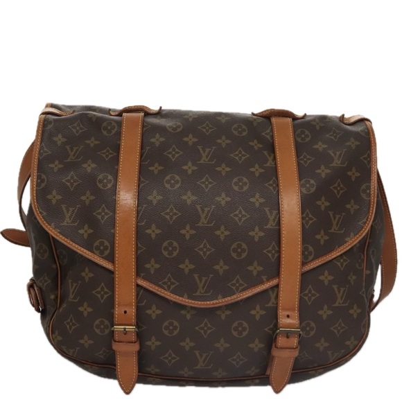 Louis Vuitton Saumur 43 Brown Canvas shoulder - Picture 1 of 10